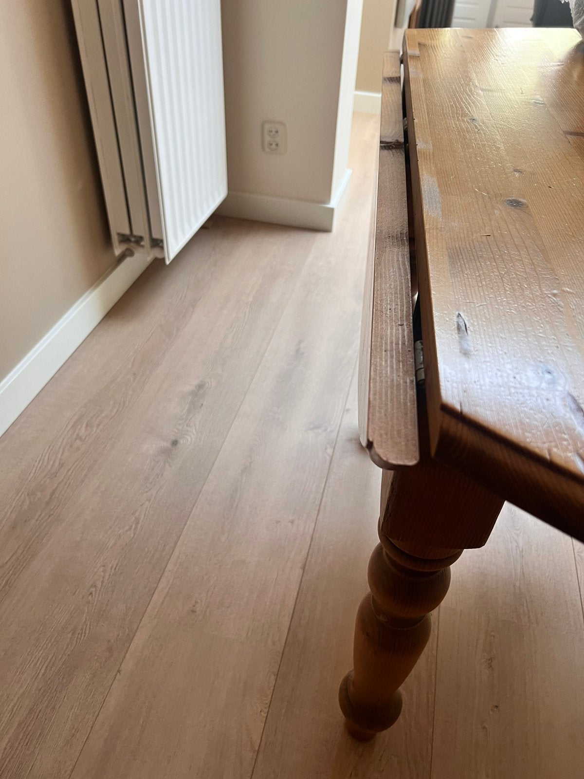 Grenen tafel -120x220cm, Ophalen, 100 tot 150 cm, 200 cm of meer, Zo goed als nieuw
