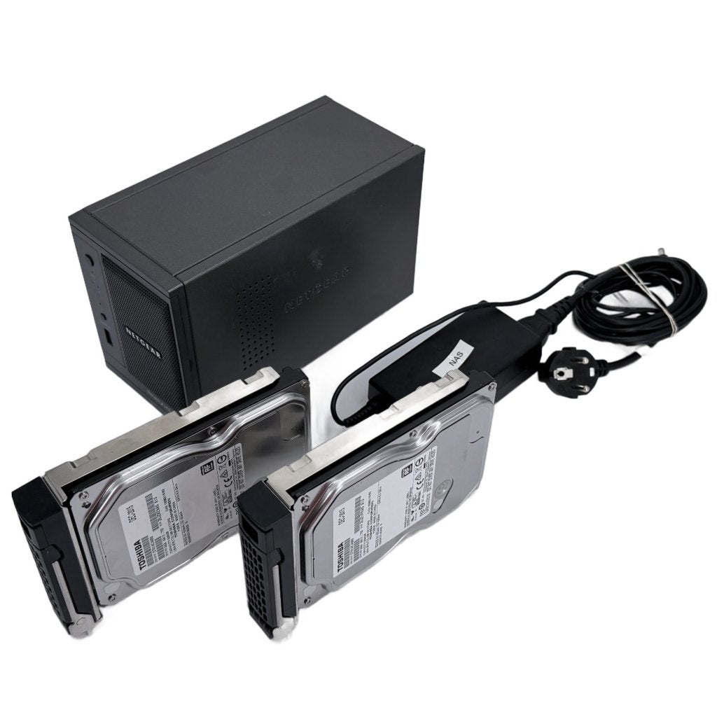 Netgear Ready NAS 1TB (2x500GB) RND-2B, Computers en Software, Netgear, Gebruikt, Sales@netgear.com, 350 E. Plumeria Drive
San Jose, CA 95134
United States