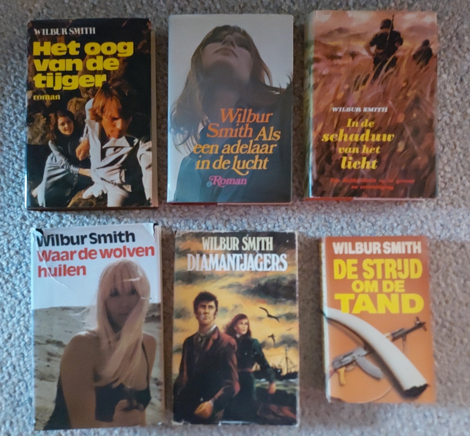 Wilbur Smith 6 x, Ophalen of Verzenden, Zo goed als nieuw