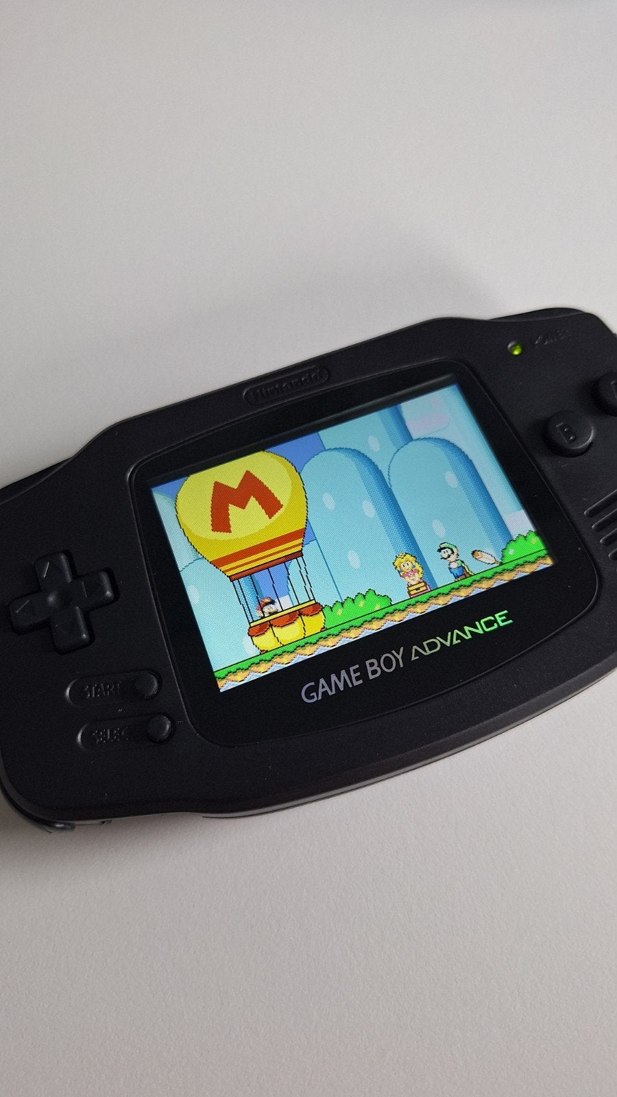 Nintendo Game Boy Advance, ips scherm, zwarte shell, Spelcomputers en Games, Spelcomputers | Nintendo Game Boy, Ophalen of Verzenden
