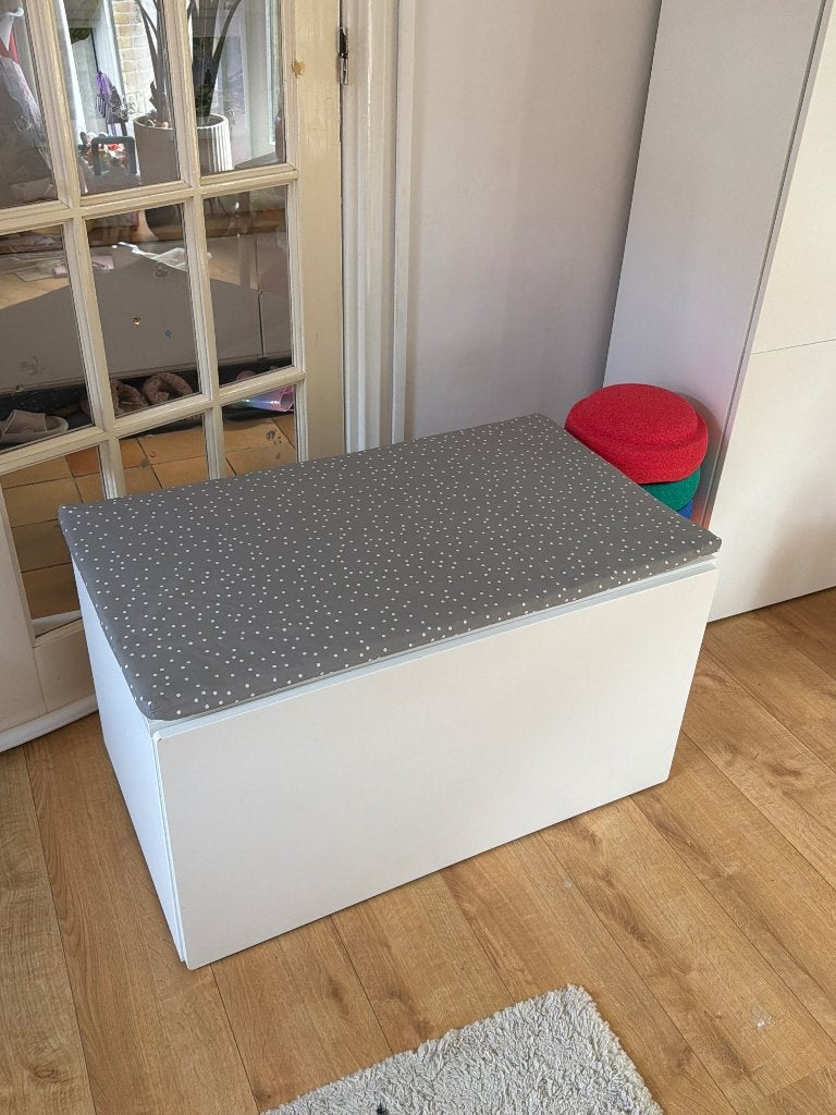 Ikea smastad speelbank met opberglade op wieltjes, Ophalen, Gebruikt, 1 of 2 laden, 50 tot 100 cm