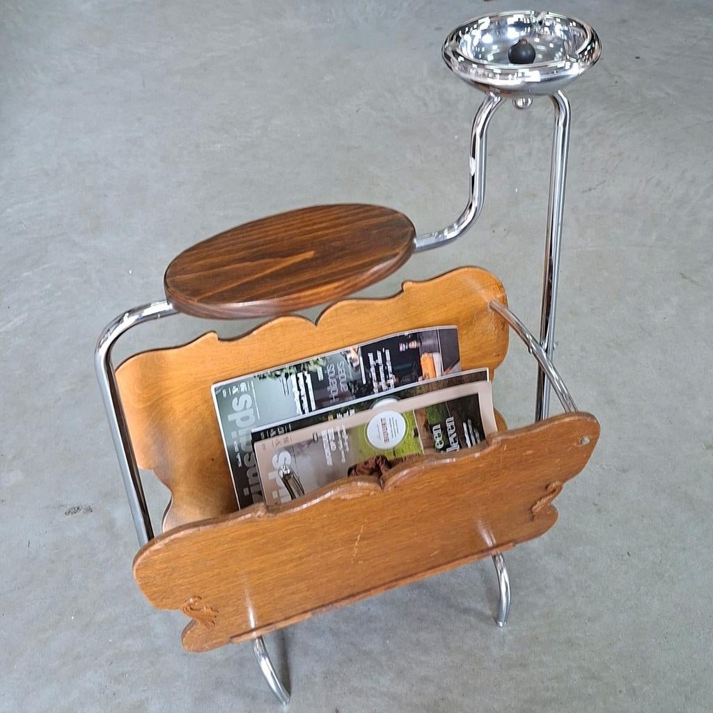Lectuurbak +asbak | vintage | jaren '60, Ophalen, Gebruikt