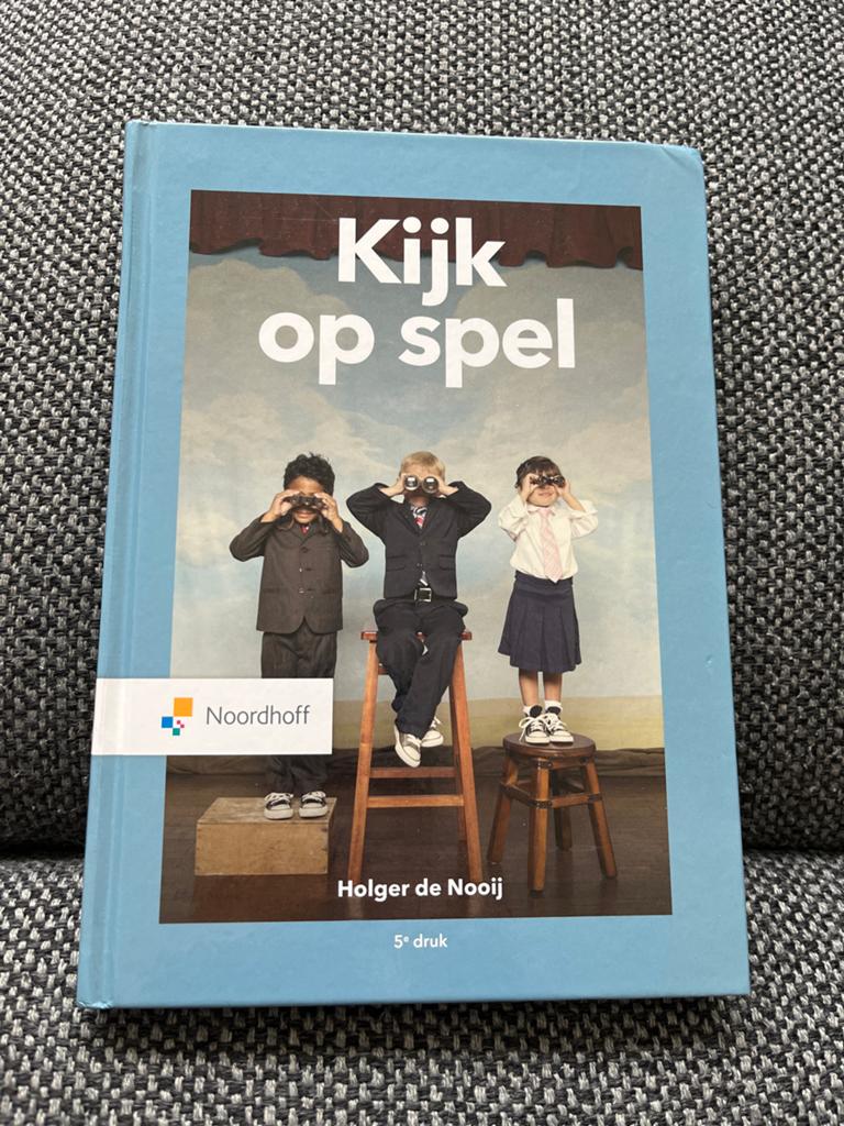 Kijk op spel - pabo boek, Boeken, Ophalen of Verzenden, Alpha, Zo goed als nieuw, HBO