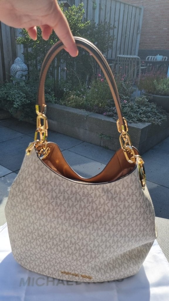 Michael Kors schoudertas Lillie groot NIEUW, Ophalen, Nieuw, Wit, Handtas