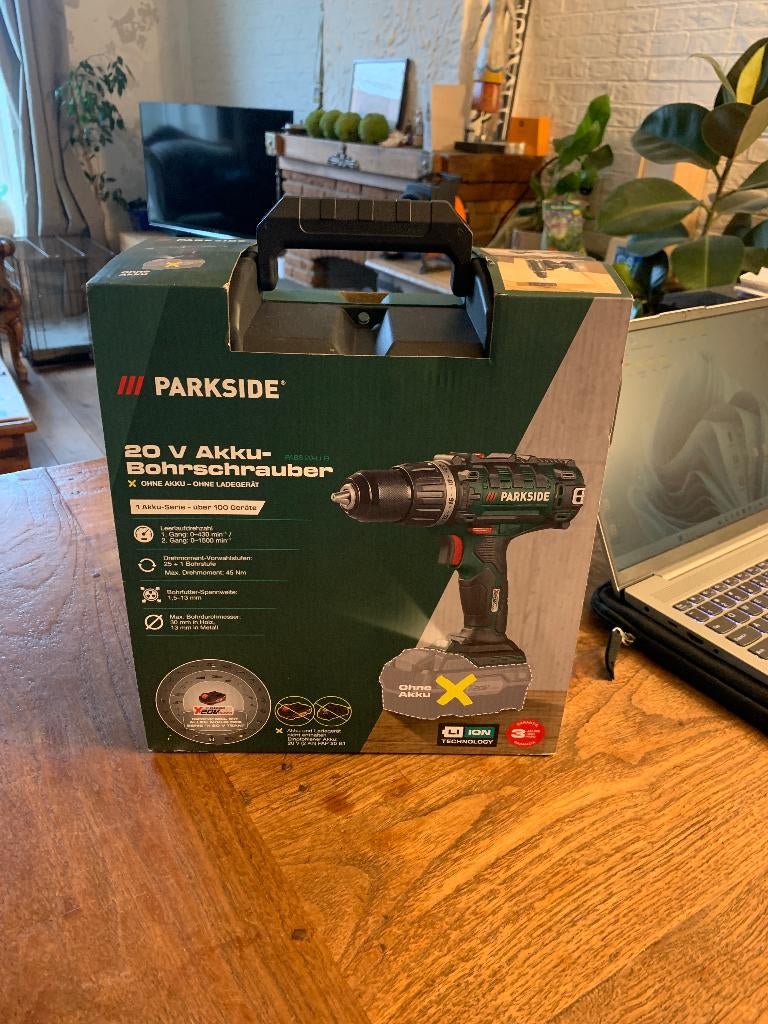 Parkside PABS 20-Li i9 HG12837 accu boormachine, Variabele snelheid, Nieuw, Ophalen of Verzenden, Boor- en Schroefmachine