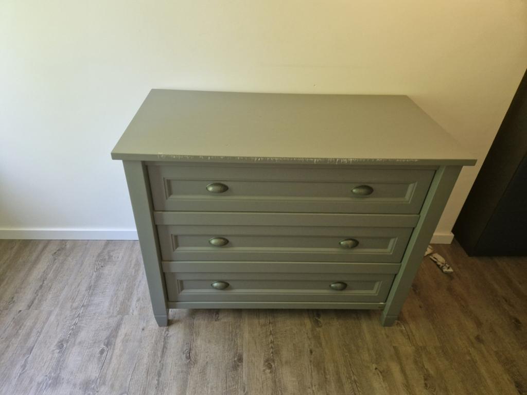 Commode te koop, Ophalen, Gebruikt, 100 tot 150 cm, 3 of 4 laden