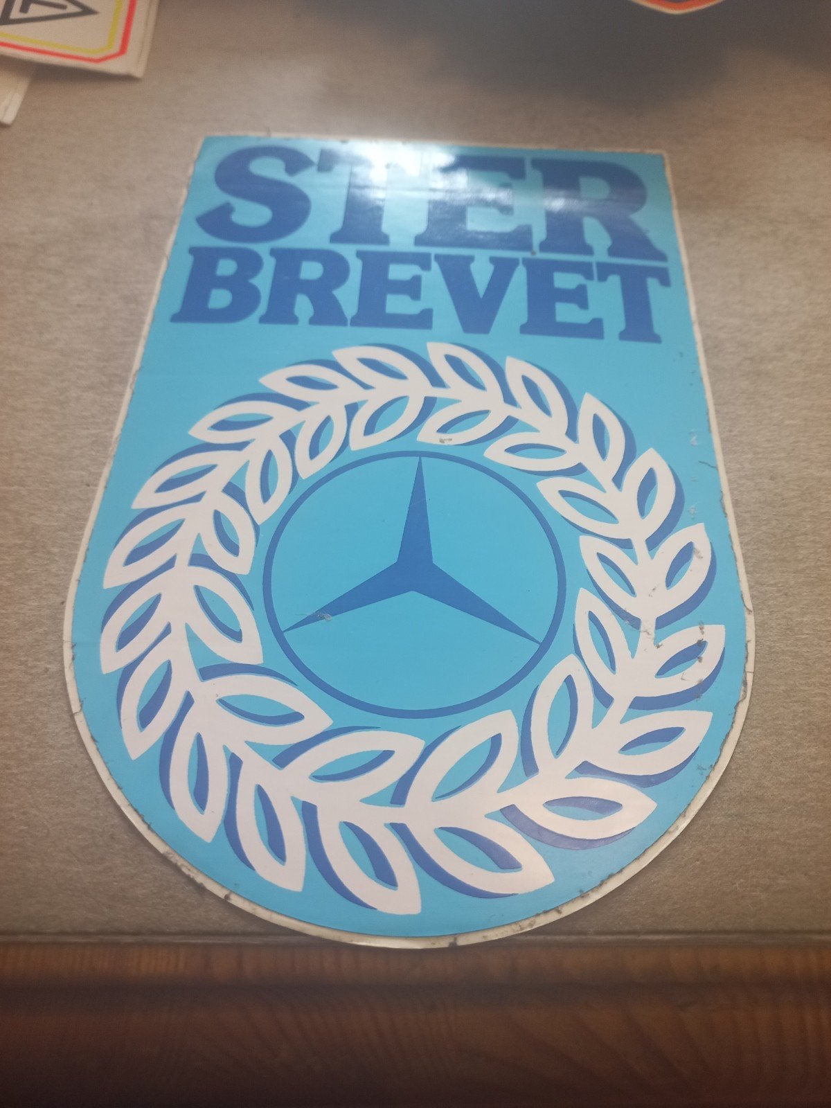 Ster brevet mercedes, Verzamelen, Stickers, Ophalen of Verzenden, Zo goed als nieuw