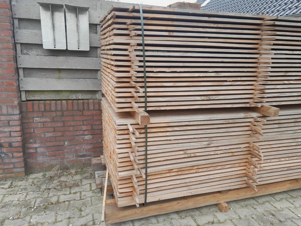 PLANKEN LARIKS/DOUGLASS 20CM BREED SUPERKOOPJE, Ophalen, Nieuw, 250 cm of meer, Planken