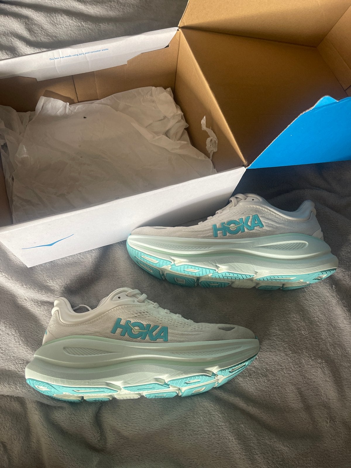 Hoka Bondi 9 hardloopschoenen - Maat 40 2/3, Ophalen of Verzenden, Nieuw, Wit, Sportschoenen