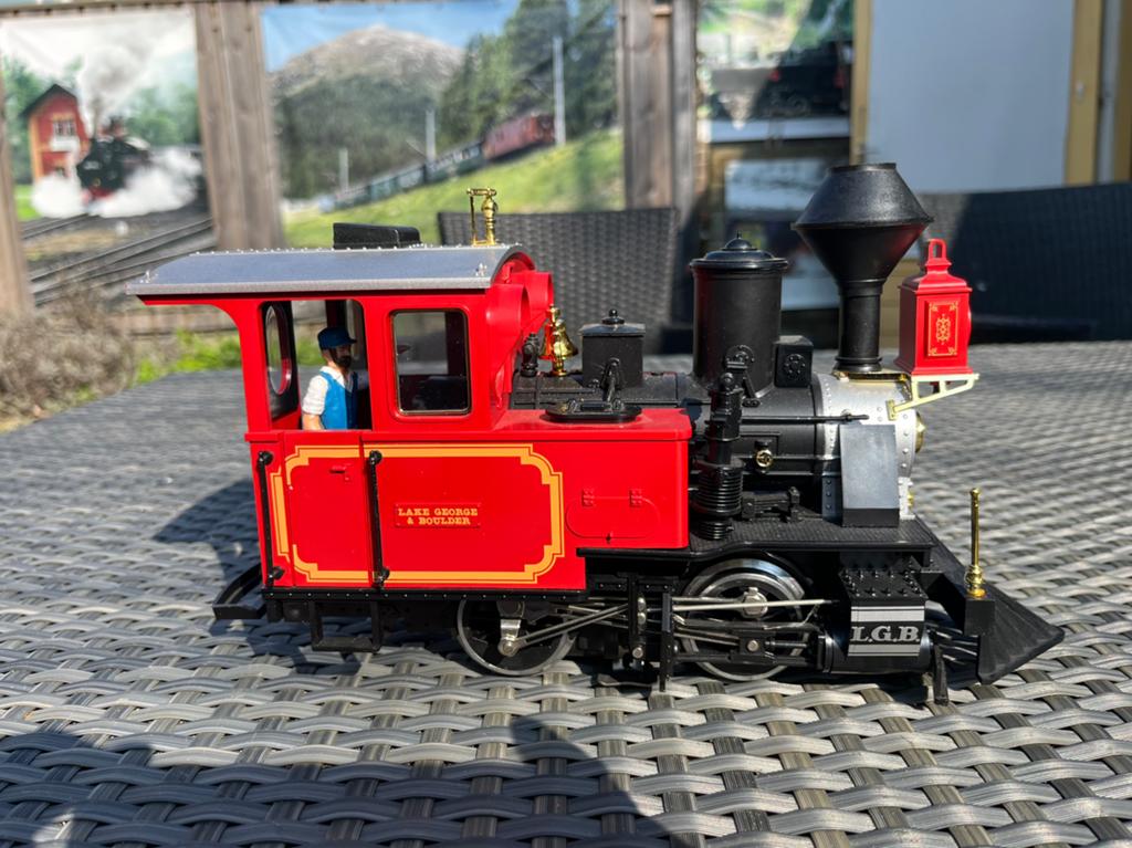 LGB 26171 Lake George and Boulder stoomlocomotief ZGAN, Hobby en Vrije tijd, Modeltreinen | Overige schalen, Overige merken, Ophalen of Verzenden