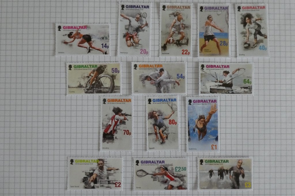RS-15 :  Gibraltar 3 pf series, Ophalen of Verzenden, Buitenland