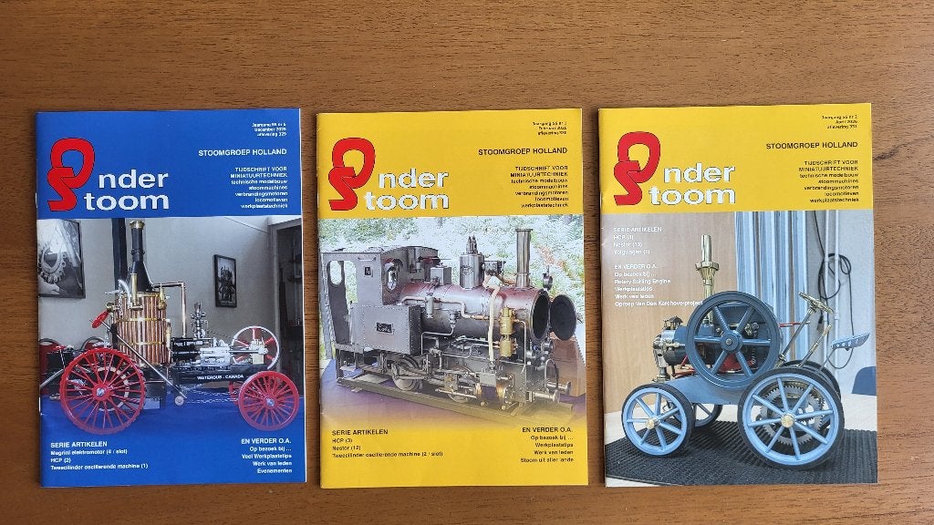 Onder Stoom 3 x, Ophalen of Verzenden, Zo goed als nieuw, Groter dan 1:32