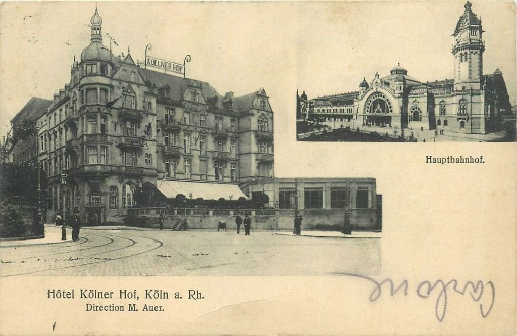 379-139-001 Köln Hotel Kölner Hof, Verzenden, Voor 1920, Duitsland
