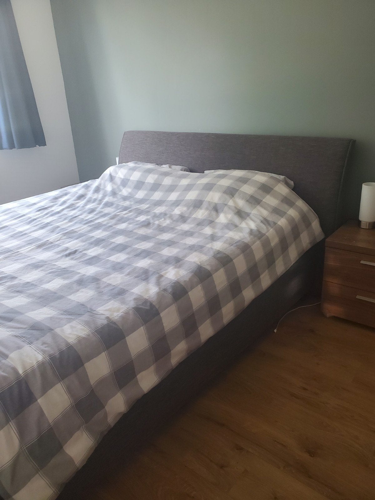 Boxspring 180x200, Ophalen, Gebruikt, Tweepersoons