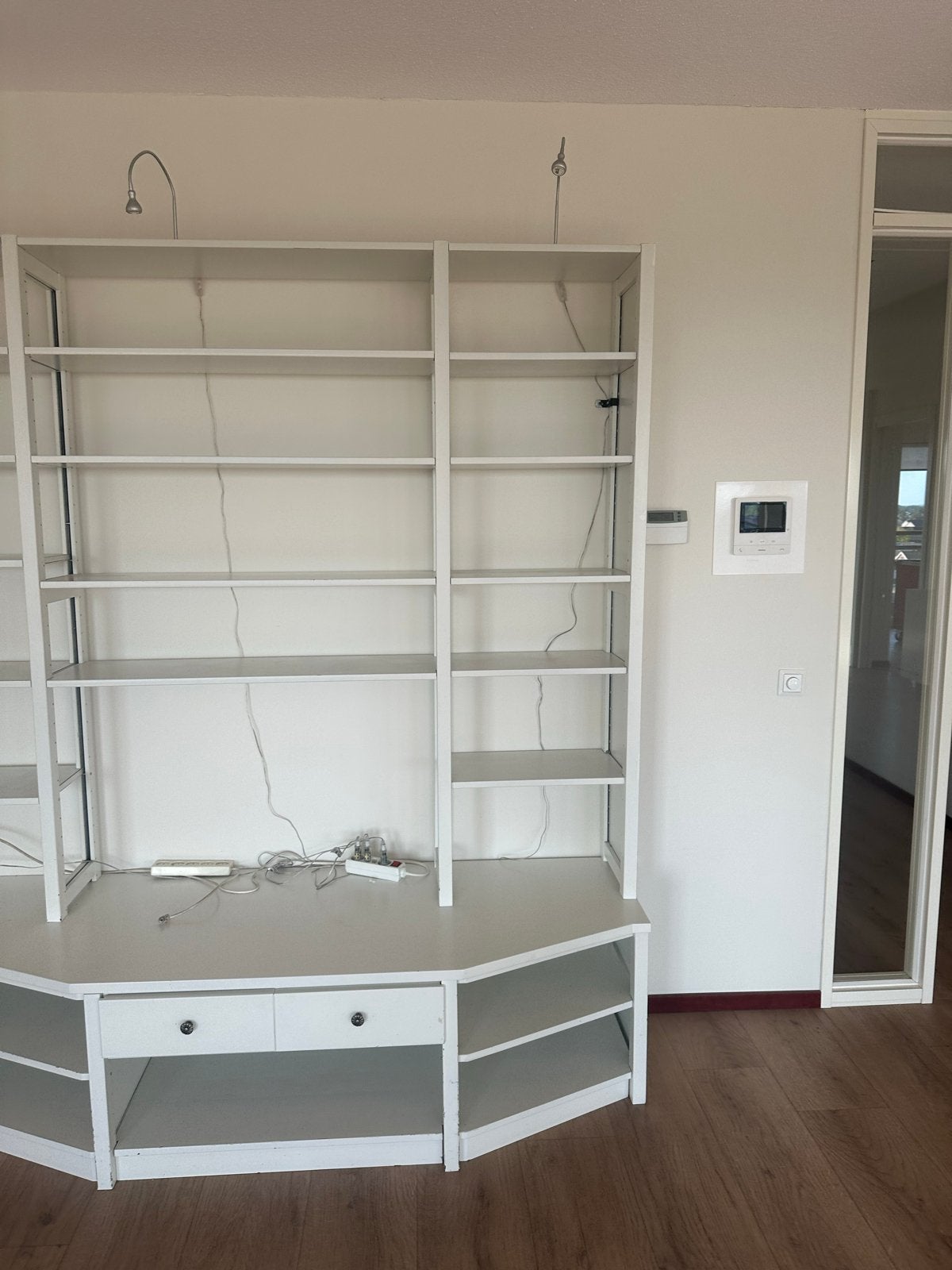 Lundia Stelling - 335 cm breed, 220 cm hoog, Huis en Inrichting, Ophalen, Gebruikt, 200 cm of meer, Met lade(s)