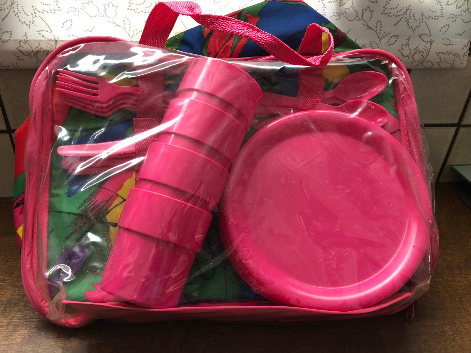 Picknicktas met inhoud, Ophalen, Zo goed als nieuw