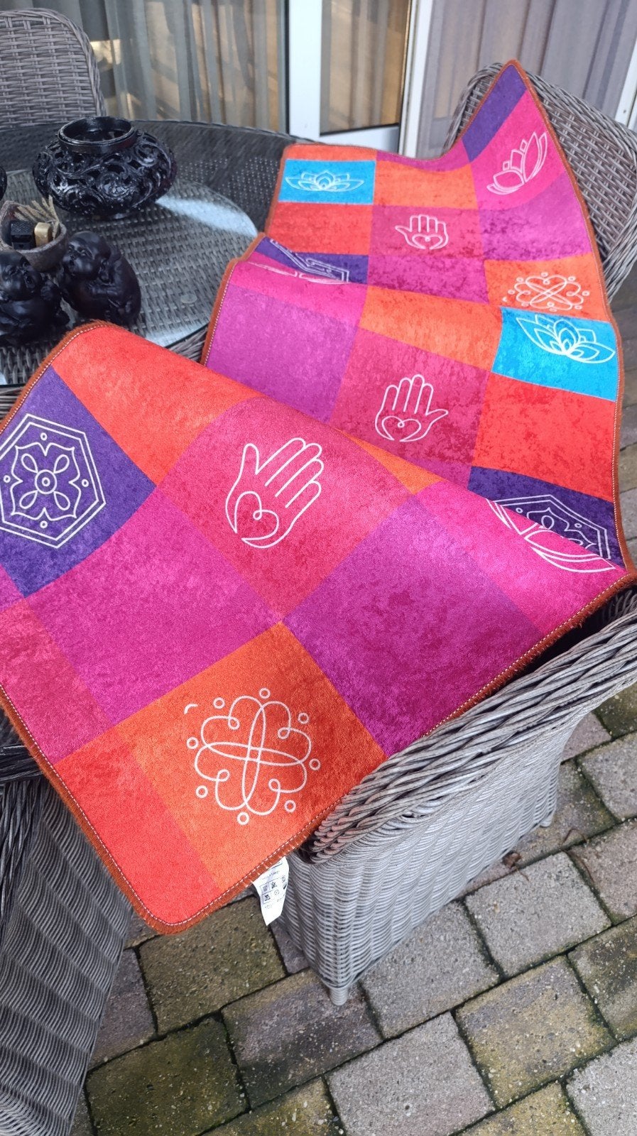 Loper 60 x 200 cm - Fris gewassen en in zeer mooie staat, Zo goed als nieuw, Blauw, 150 tot 200 cm, 50 tot 100 cm