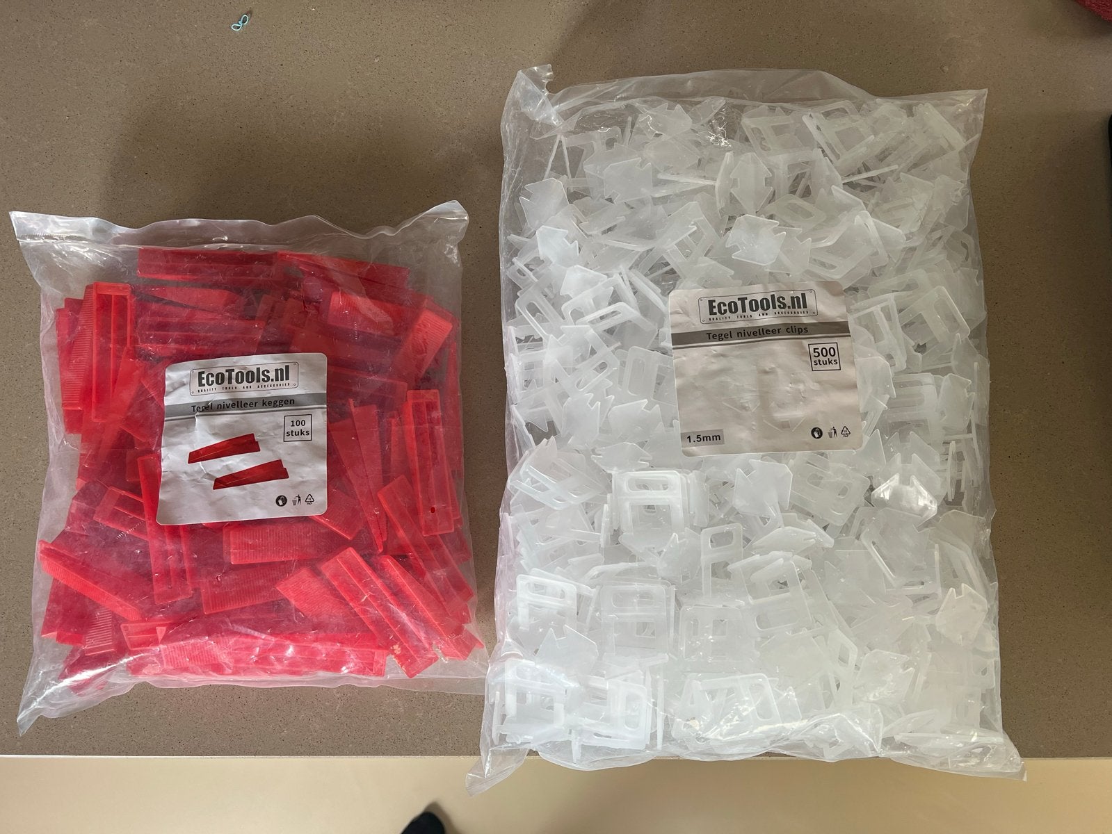 Tegel nivelleersysteem: clips en keggen, Overige materialen, Overige typen, Nieuw, Ophalen of Verzenden
