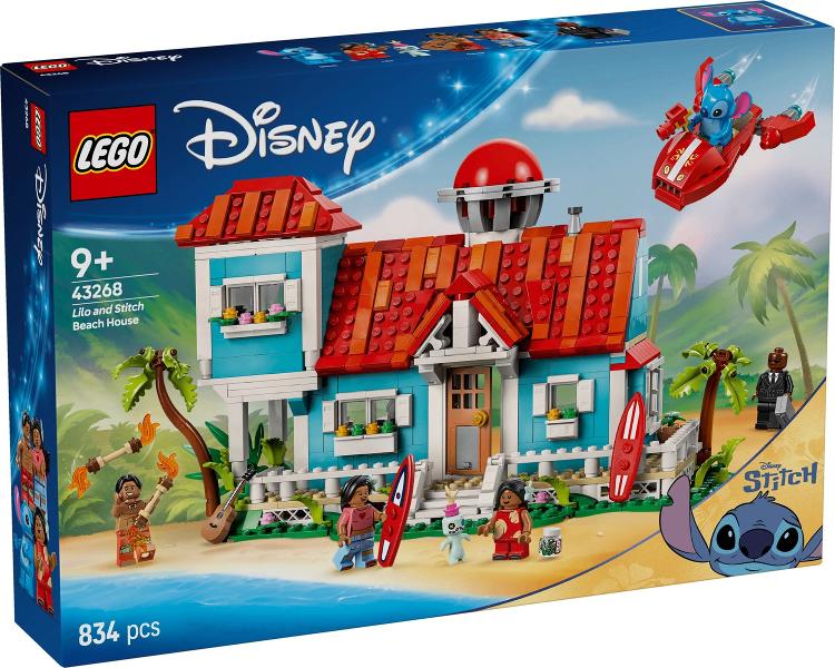 Lego Disney set 43268 Lilo en Stitch strandhuis, Lego, Nieuw, Ophalen of Verzenden, Disney