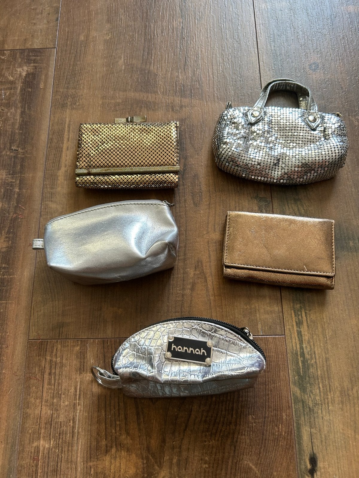 Diverse Tassen en Portemonnees - Zilver, Goud, Brons, Ophalen of Verzenden, Gebruikt, Overige kleuren, Overige typen