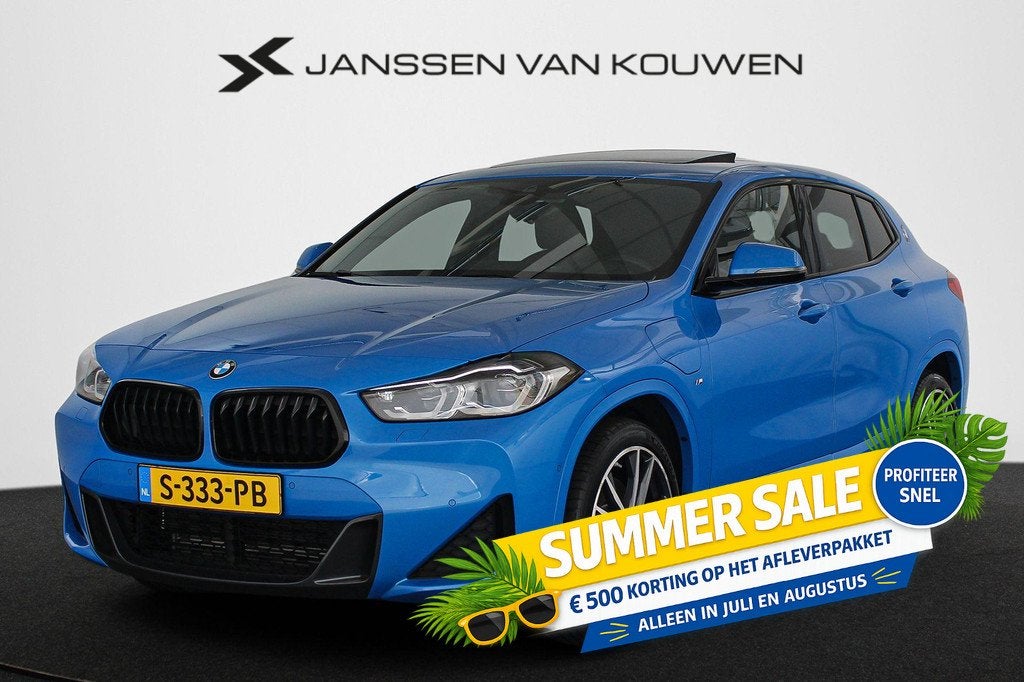 BMW X2 xDrive25e M Sport Panoramadak Head-Up HiFi Keyless Me, Auto's, BMW, Automaat, Gebruikt, Blauw, Plug-in hybride