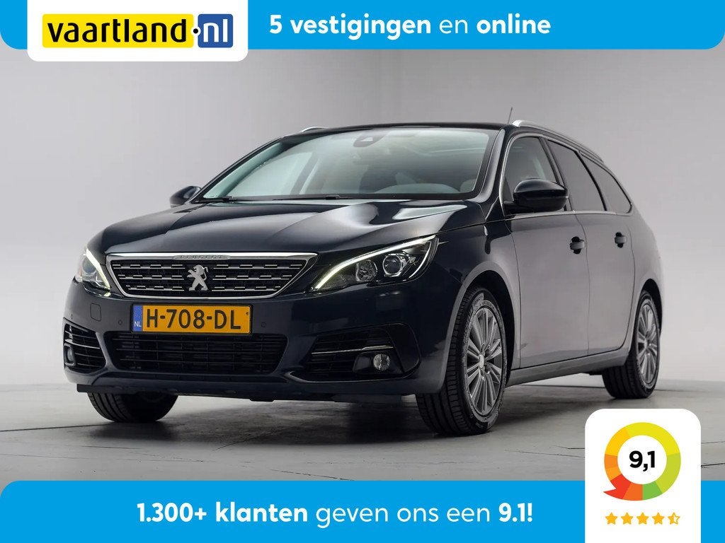 Peugeot 308 SW 1.2 PureTech Premium [ Panorama Navi Camera ], Auto's, Peugeot, Bedrijf, Te koop, ABS, Achteruitrijcamera, Airbags