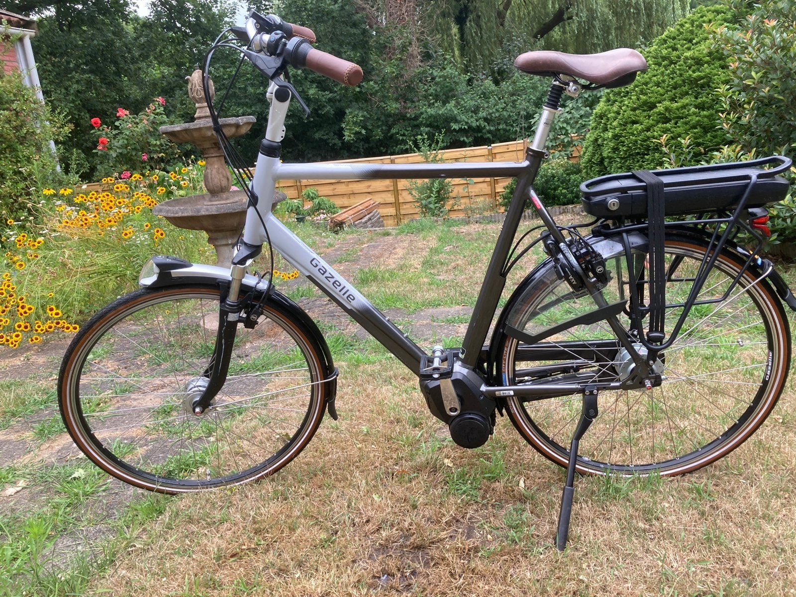 Gazelle Orange C8 HMI Comfort Hybrid, Fietsen en Brommers, Elektrische fietsen, Ophalen, Gebruikt, 59 cm of meer, 50 km per accu of meer