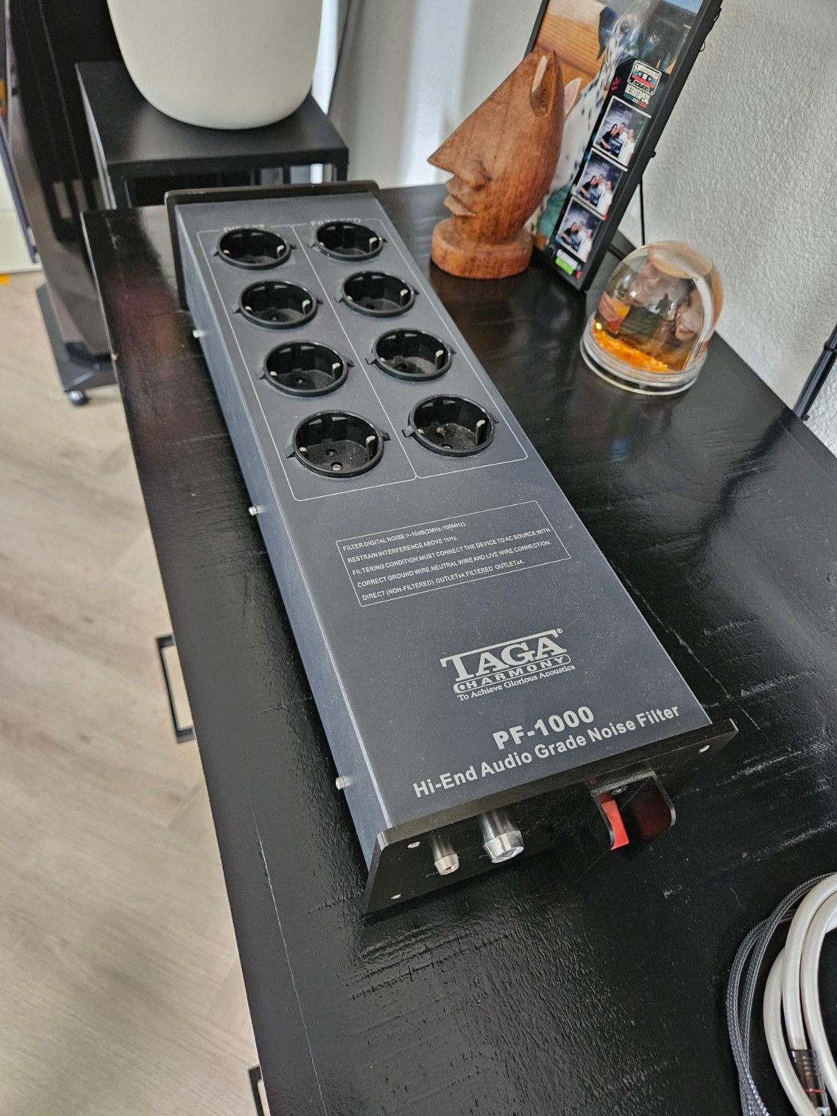 taga harmony pf-1000 met silentwire stroomkabel., Ophalen, Minder dan 2 meter, Overige kabels