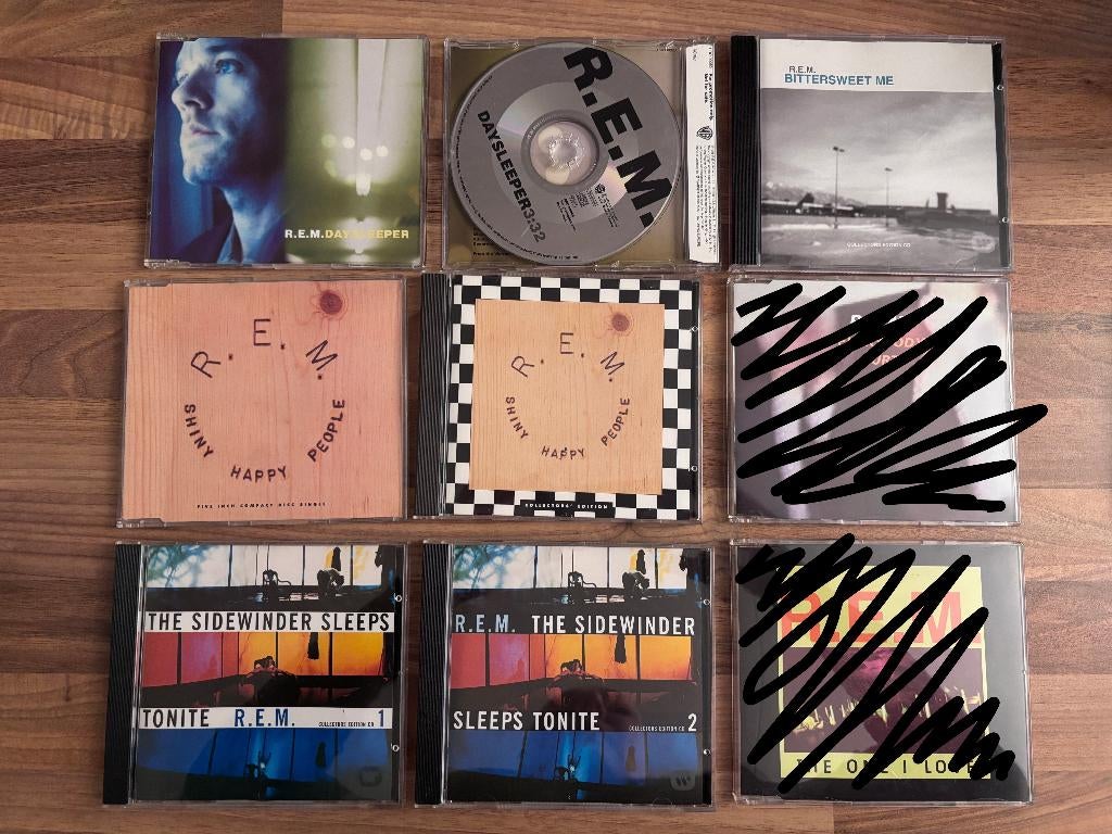 R.E.M. CD Singles Collectie (25 Stuks) vanaf 4,-, 6 singles of meer, Ophalen of Verzenden, Zo goed als nieuw, Pop
