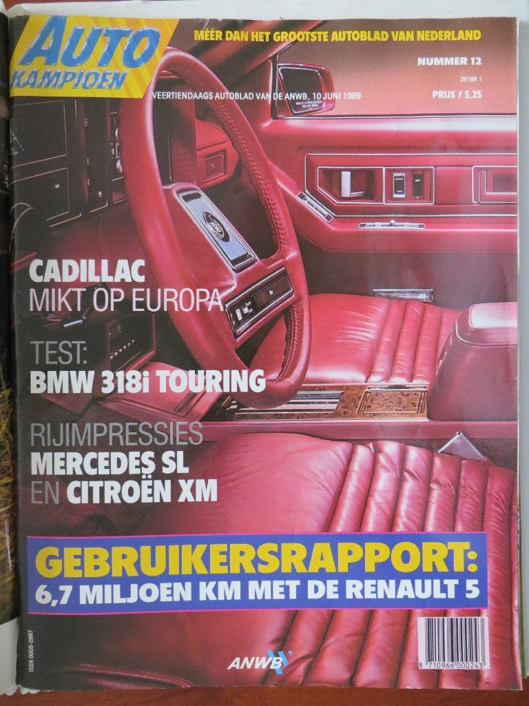 Autokampioen 12 1989 BMW 318i Touring, Mercedes-Benz SL R129, Ophalen of Verzenden, Nieuw, BMW