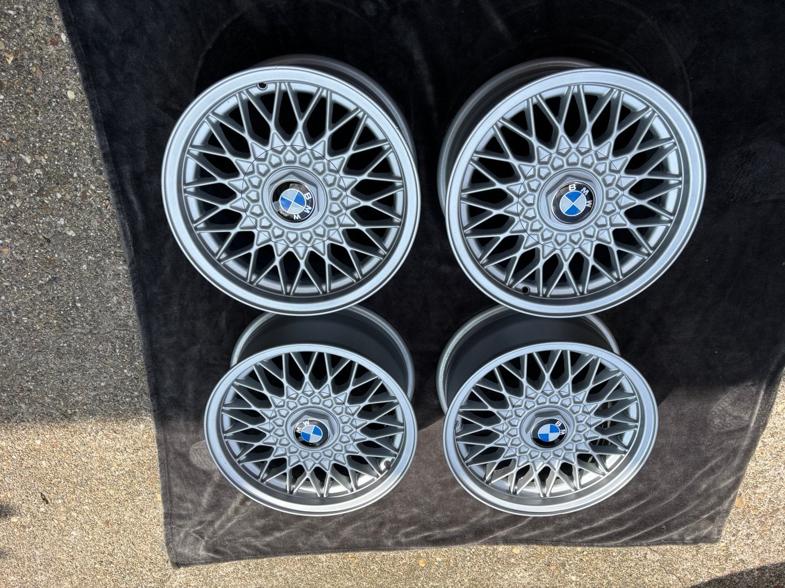 Z.g.a.n. BBS kruisspaak velgen 15 inch 7J 5x120 - E30 M3 OEM, Ophalen of Verzenden, Nieuw, BMW