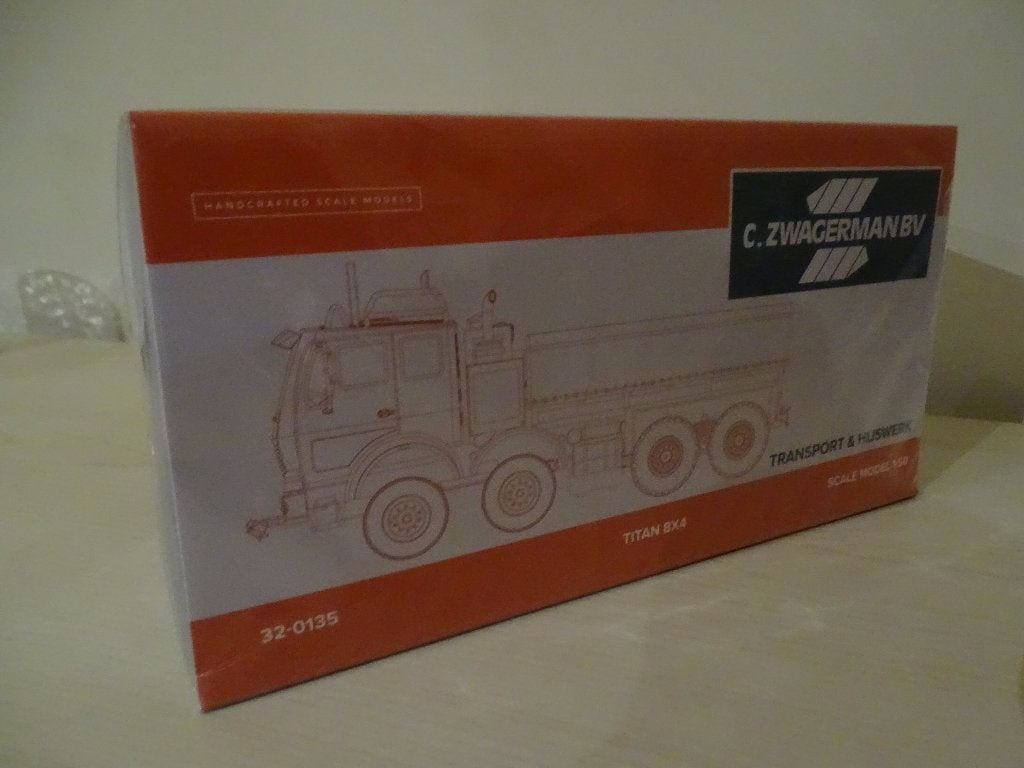 MB Titan 8x4 zwaar transport truck C Zwagerman nieuw in OVP, Ophalen of Verzenden, Nieuw, Bus of Vrachtwagen, Wsi