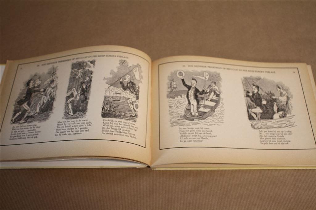 Reizen en avonturen van mijnheer Prikkebeen., Eén stripboek, Ophalen of Verzenden, Gelezen