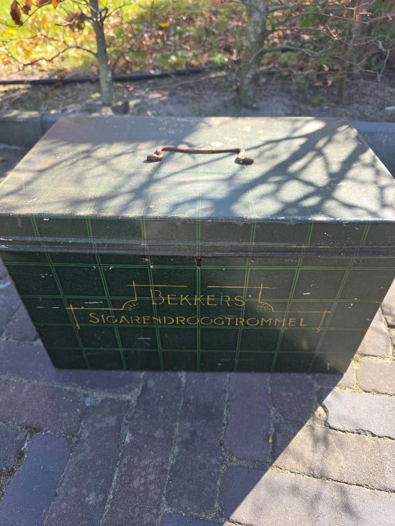 Bekkers sigarentroogtrommel blik, Ophalen, Gebruikt, Overige, Overige merken