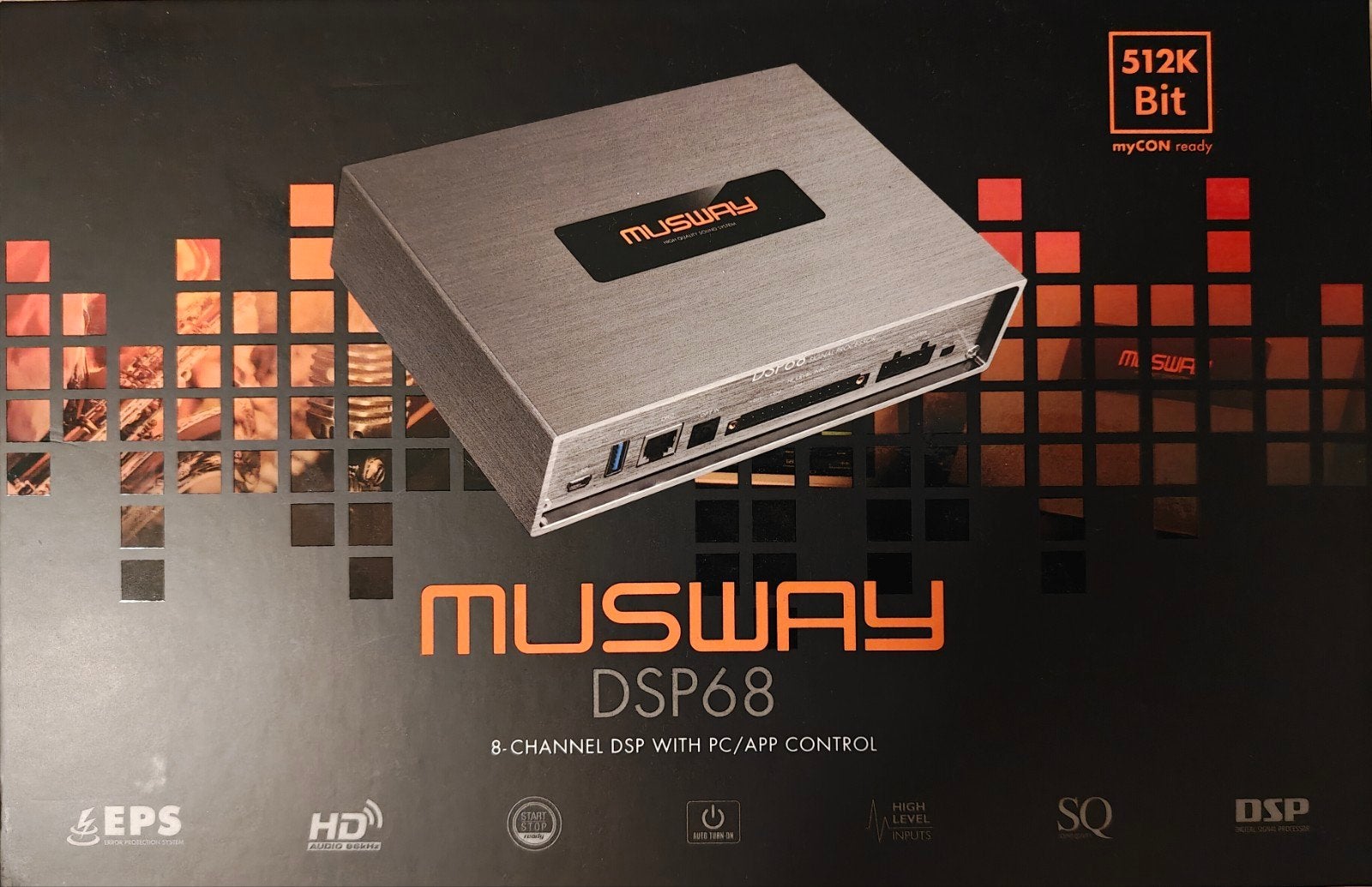 Musway DSP68 8-kanaals DSP (5 maand oud), Overige merken, Overige systemen, Ophalen of Verzenden, Zo goed als nieuw