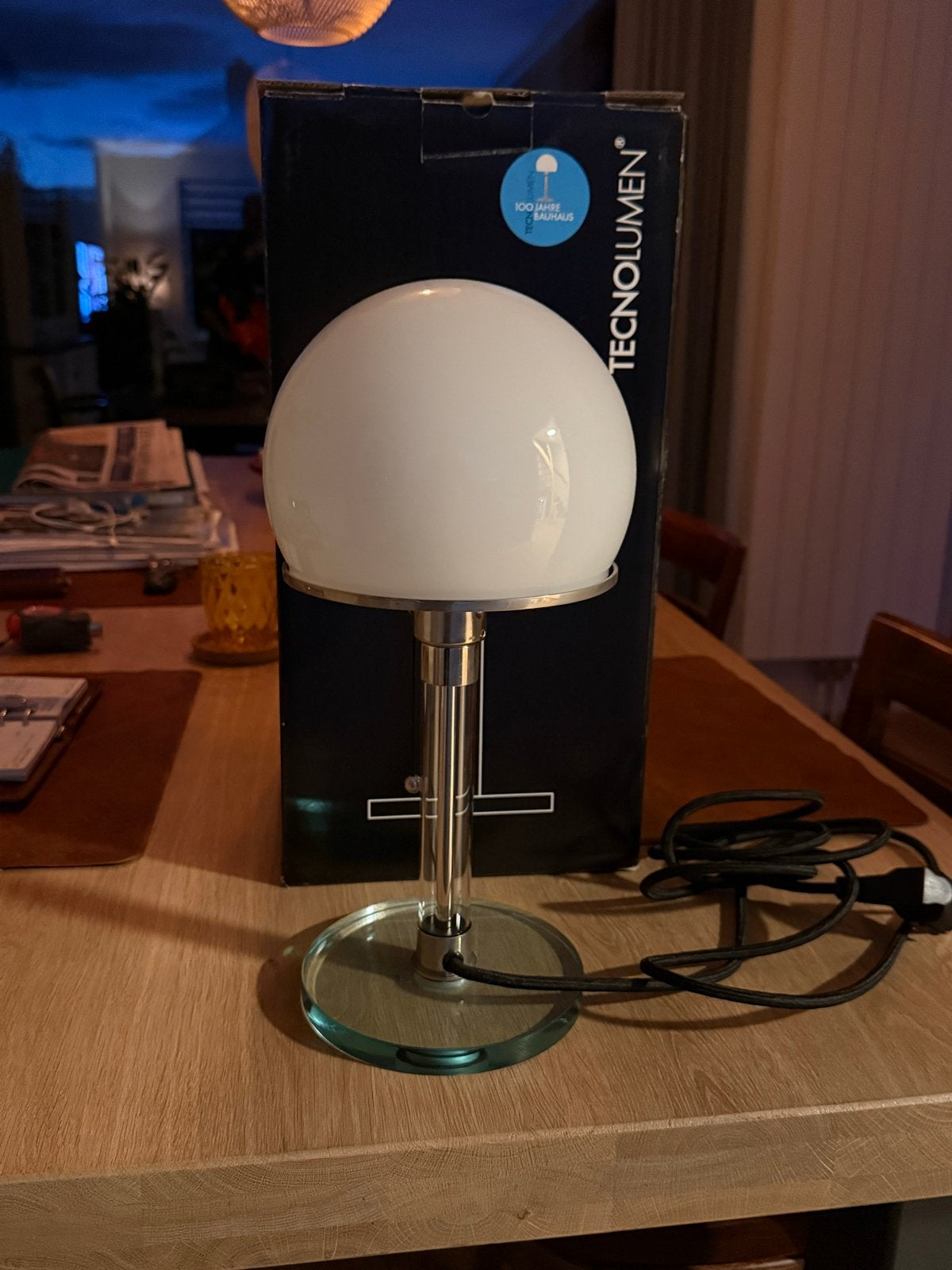 TECNOLUMEN WG 24 Tafellamp - Bauhaus Design, Overige merken, Wit, Design, E27 (groot)