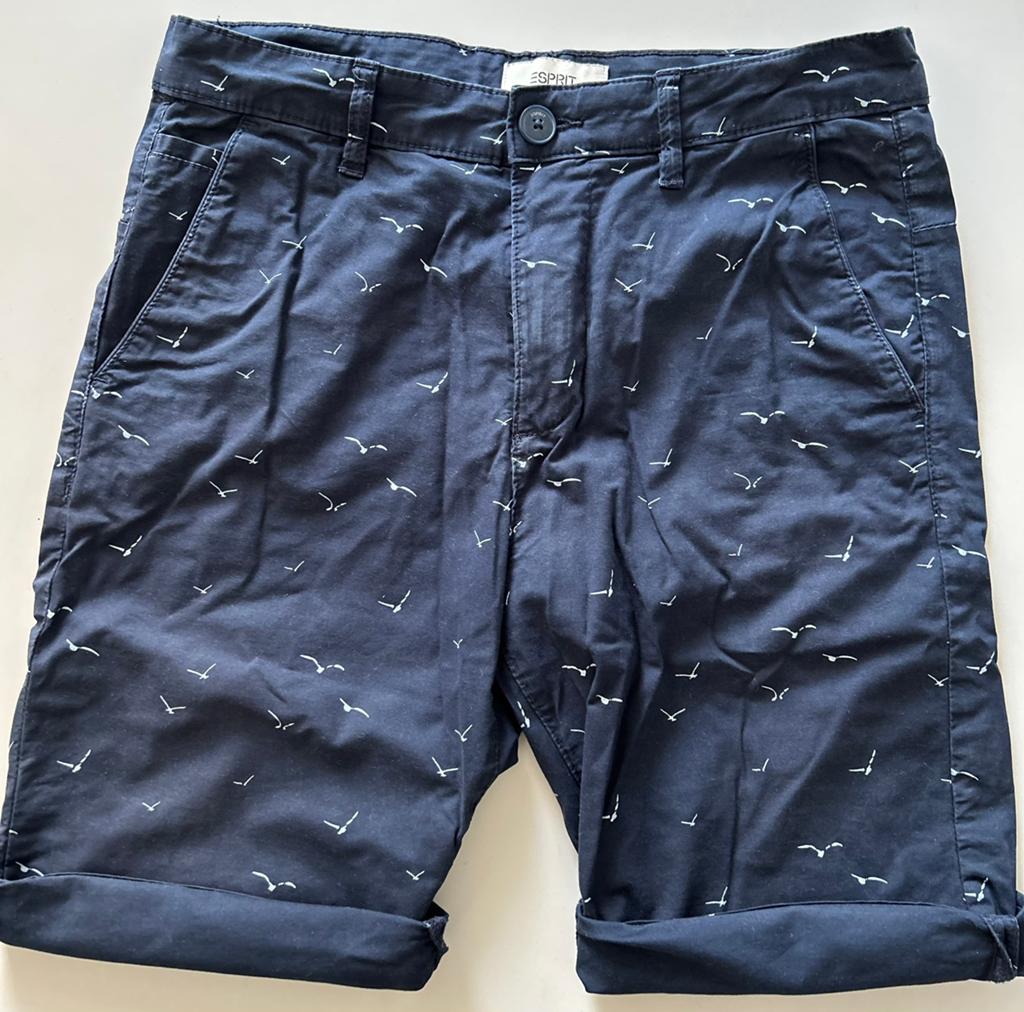 Esprit donkerblauwe short maat 30, Blauw, Overige maten, Ophalen of Verzenden, Zo goed als nieuw