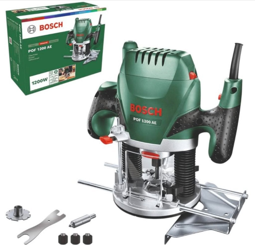 Bosch POF 1200 AE Bovenfrees machine, Ophalen, Zo goed als nieuw, Bovenfrees, Bosch