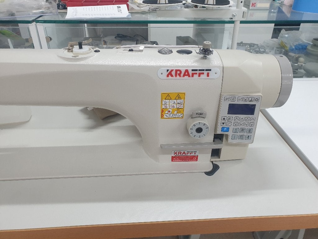 KRAFFT 206-18-7 - 3 VOUDIG TRANSPORT LEERMACHINE ACTIE 4, Hobby en Vrije tijd, Naaimachines en Toebehoren, Nieuw, Naaimachine