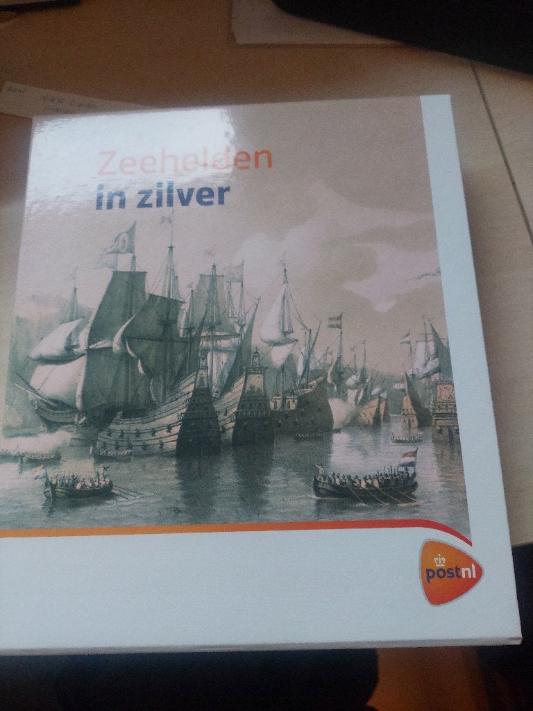 Fra Zeehelden in het zilver 12 Zilveren + 36 postzegels/kaar, Ophalen of Verzenden, Postfris