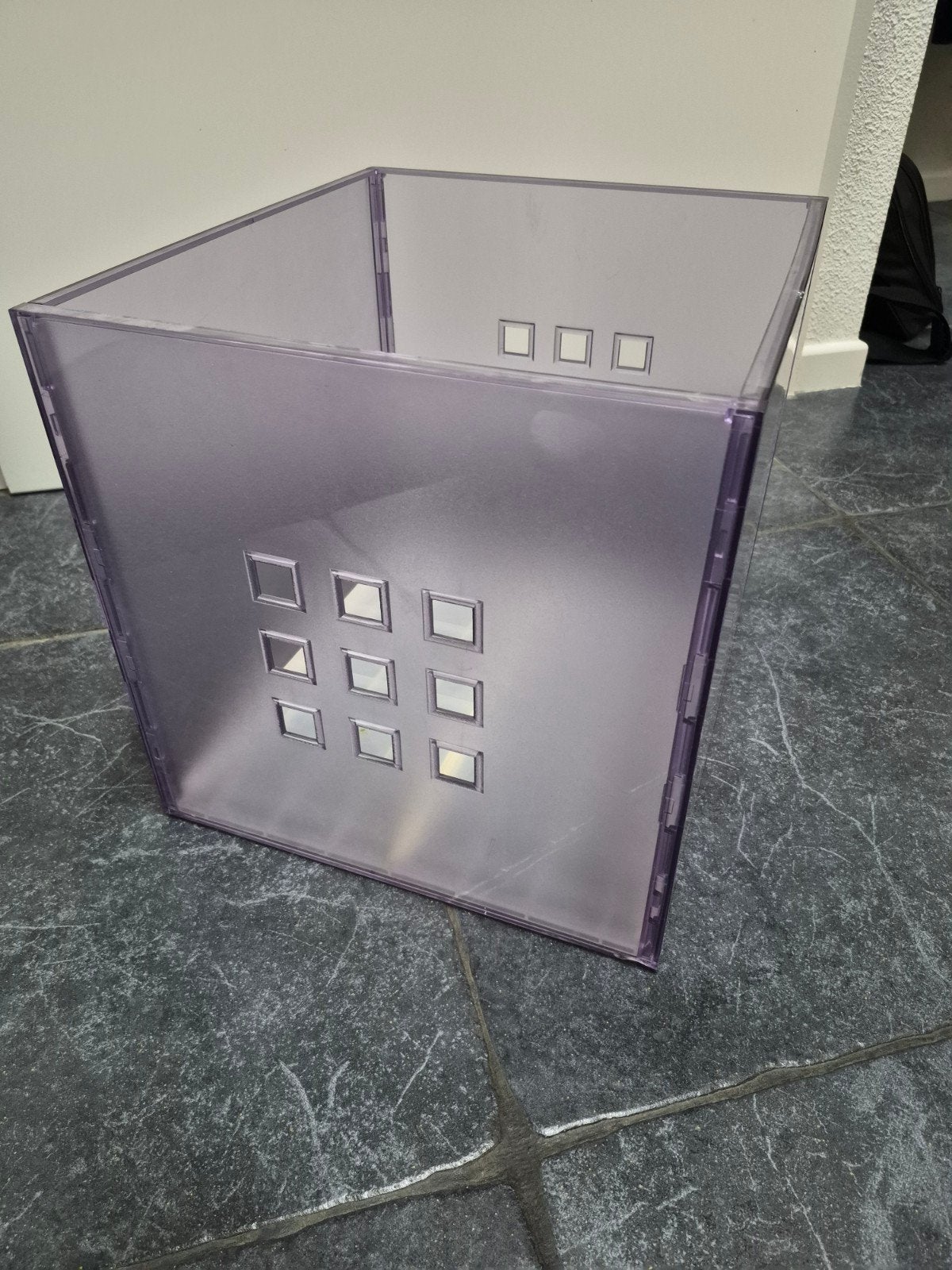 2x Ikea opbergboxen, Ophalen, Zo goed als nieuw, Doorzichtig