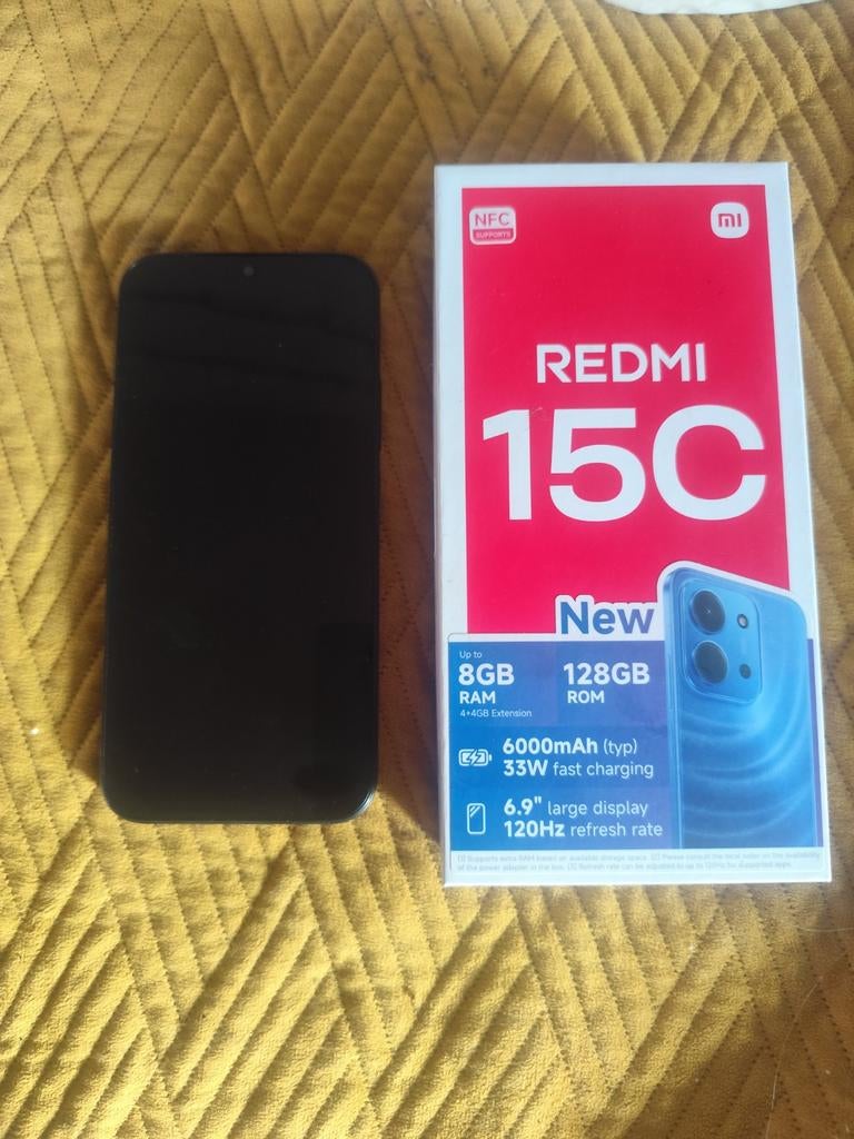 Xiaomi Redmi 15C 128 gig - Nieuwstaat. Zie beschrijving, Telecommunicatie, Mobiele telefoons | Overige merken, Ophalen of Verzenden