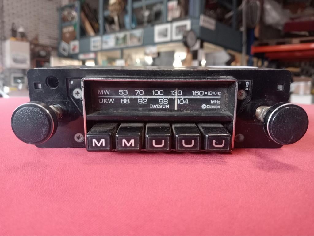 Datsun FM oldtimerradio, Gebruikt, Datsun, Ophalen of Verzenden, Nb