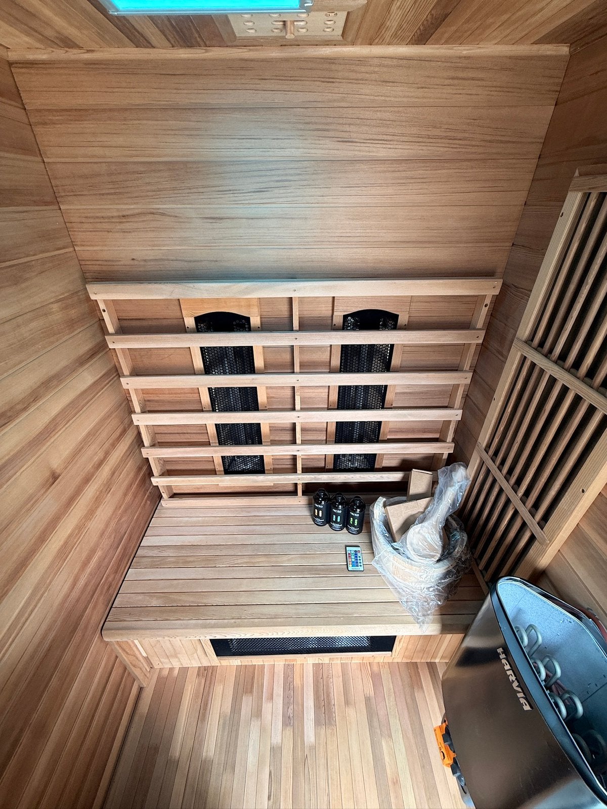 COMBI SAUNA | Infrarood + Finse sauna | GRATIS BEZORGING, Sport en Fitness, Sauna, Ophalen of Verzenden, Zo goed als nieuw, Fins of Traditioneel