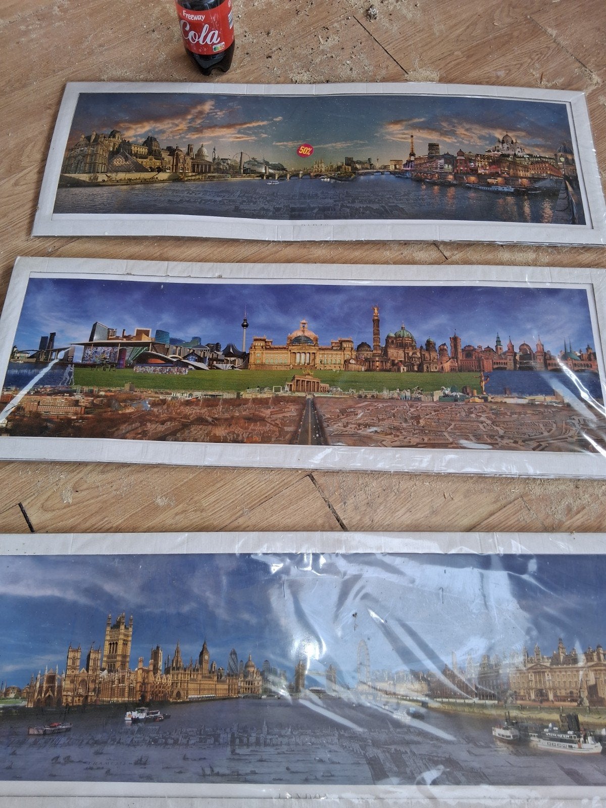 Foto's van Berlijn, Parijs en Londen op karton, Gebruikt, Ophalen of Verzenden, Foto of Poster, 5 – 50
