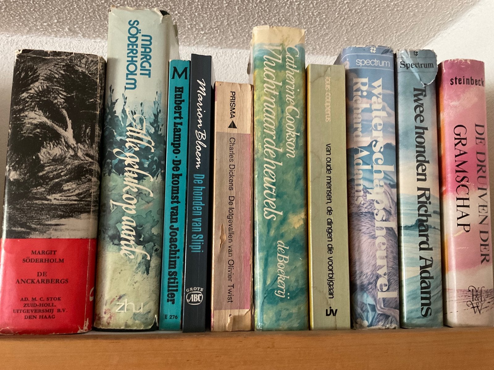 Enkele boekenplanken met ROMANS, Ophalen of Verzenden, Zo goed als nieuw