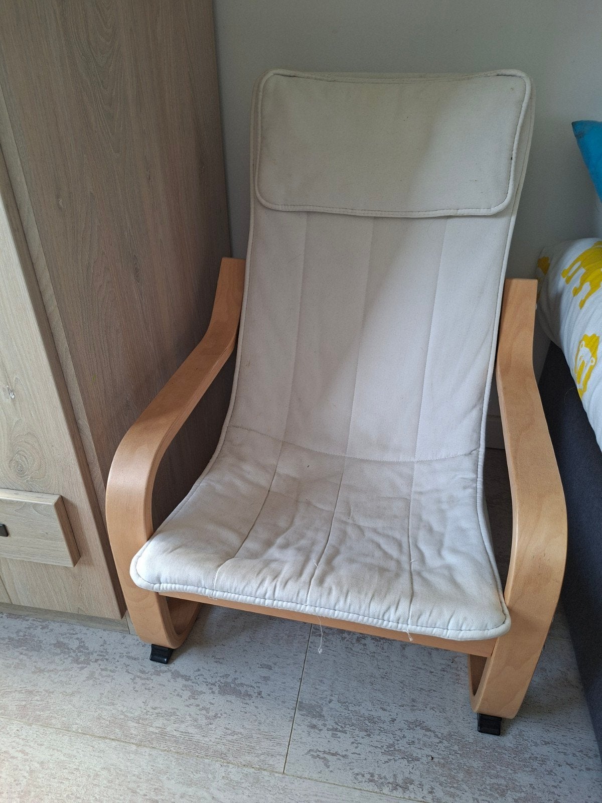 IKEA Poäng kinderstoel met afneembare hoes, Kinderen en Baby's, Kinderkamer | Tafels en Stoelen, Ophalen, Gebruikt, Stoel(en)