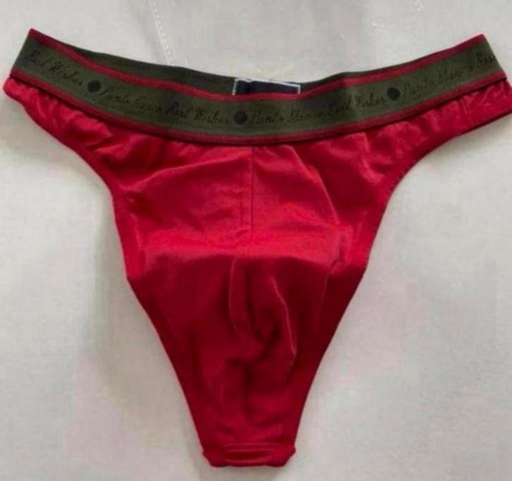 String Man Polyamide Nieuw, Verzenden, Rood, Slip