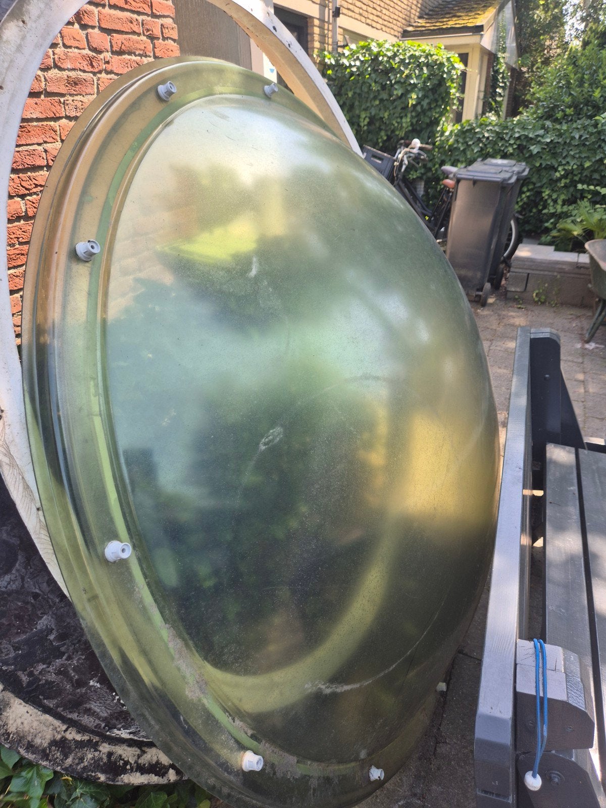 Grote dakkoepel / lichtkoepel 160 cm, Ophalen, Gebruikt, Overige typen, 160 cm of meer
