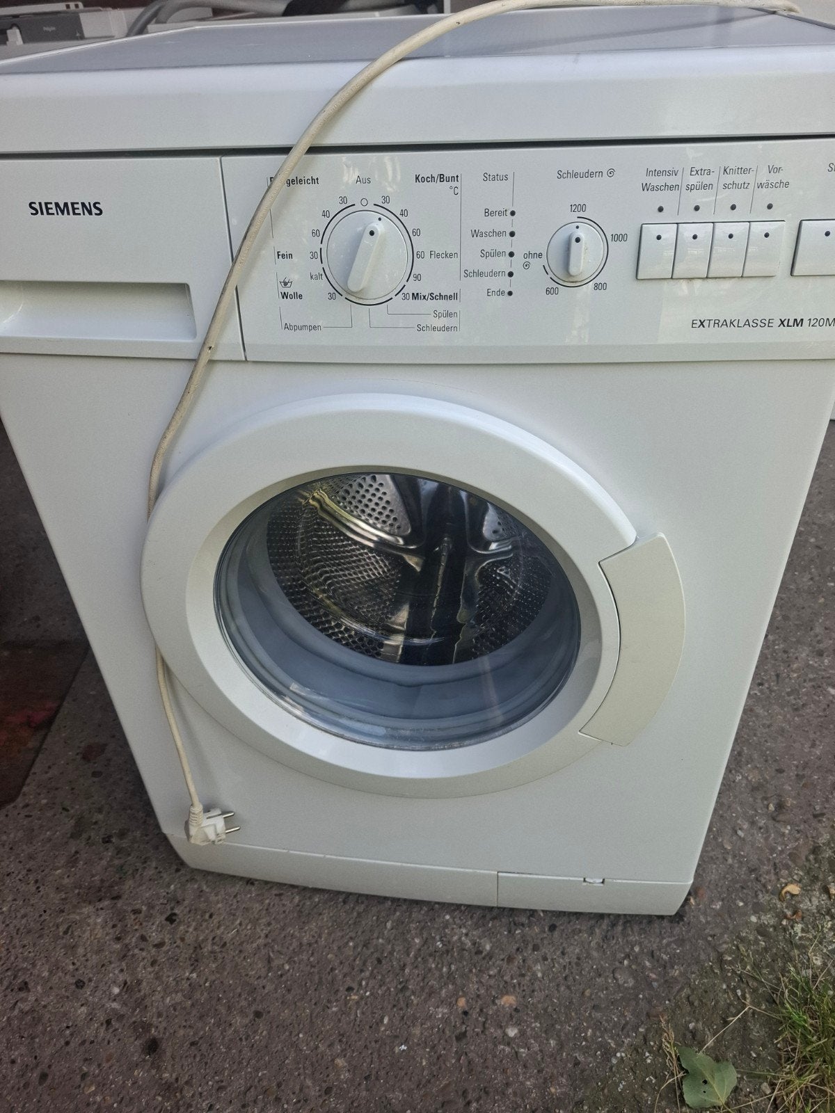 Wasmachine, Ophalen, 1200 tot 1600 toeren, Gebruikt, 4 tot 6 kg